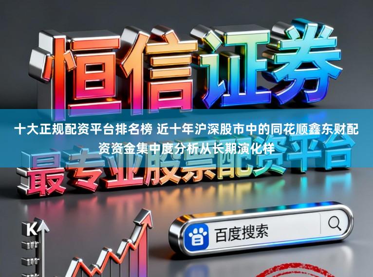 十大正规配资平台排名榜 近十年沪深股市中的同花顺鑫东财配资资金集中度分析从长期演化样