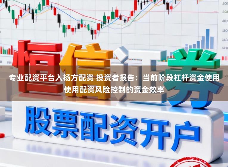 专业配资平台入杨方配资 投资者报告：当前阶段杠杆资金使用使用配资风险控制的资金效率